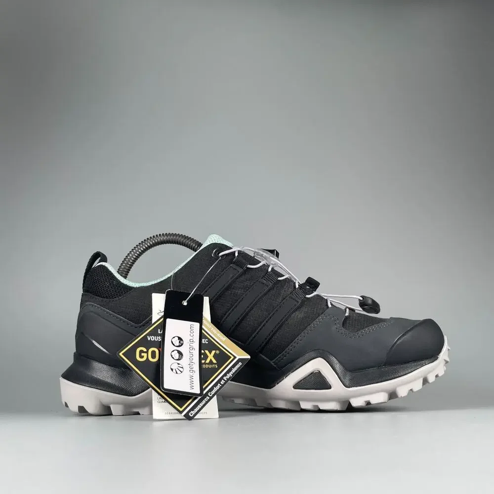 Adidas Terrex SWIFT R2 Goretex Women's 8 Black Hiking Shoes Athletic Sneaker NEW
